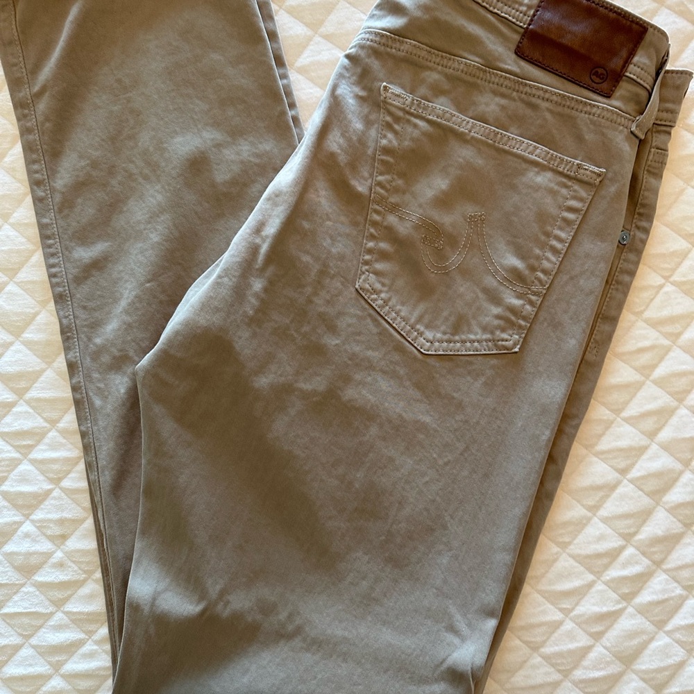 AG adriano goldschmied jeans graduate khakis men’s 36x34